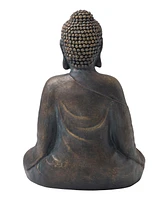 Glitzhome Meditating Buddha Statue