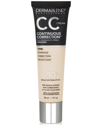 Dermablend Continuous Correction Cc Cream Spf 50+