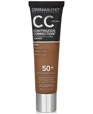 Dermablend Continuous Correction Cc Cream Spf 50+
