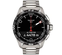 Tissot Men's Swiss T-Touch Connect Solar Titanium Bracelet Smart Watch 48mm