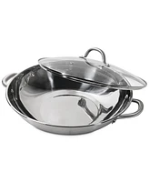 Sedona Kitchen Stainless Steel 6.5-Qt. Multipurpose Pan with Glass Lid