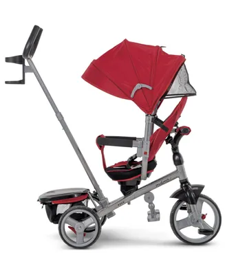 Huffy Malmo Luxe 4-in-1 Canopy Tricycle with Push Handle for Kids