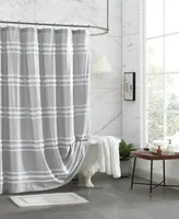 Dkny Chenille Stripe Shower Curtain, 72" x