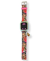 Omg Kid's Touch Screen Pink Silicone Strap Led Watch, with Hanging Charm 36mm x 33 mm