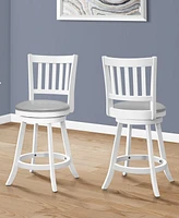 Counter Height Stool with Swivel, Set of 2