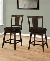 Counter Height Stool with Swivel, Set of 2