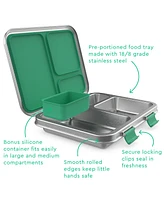 Bentgo Kids Stainless Steel Leak-Resistant Lunch Box (Blue)