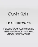 Calvin Klein Men's Slim-Fit Stretch Dress Shirt, Online Exclusive Created for Macy's