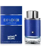 Montblanc Men's Explorer Ultra Blue Eau de Parfum Spray, 3.3