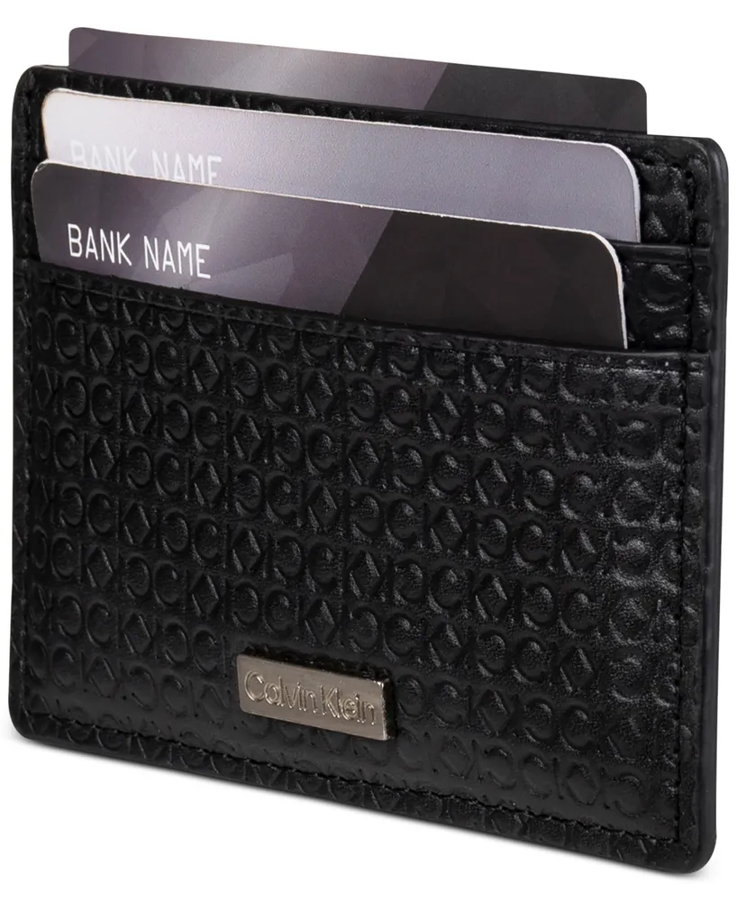 Calvin Klein Men's Micro Ck Cardcase With Key Wallet