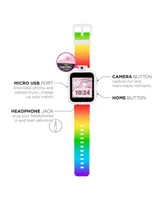 Kid's Playzoom 2 Rainbow Print Tpu Strap Smart Watch 41mm