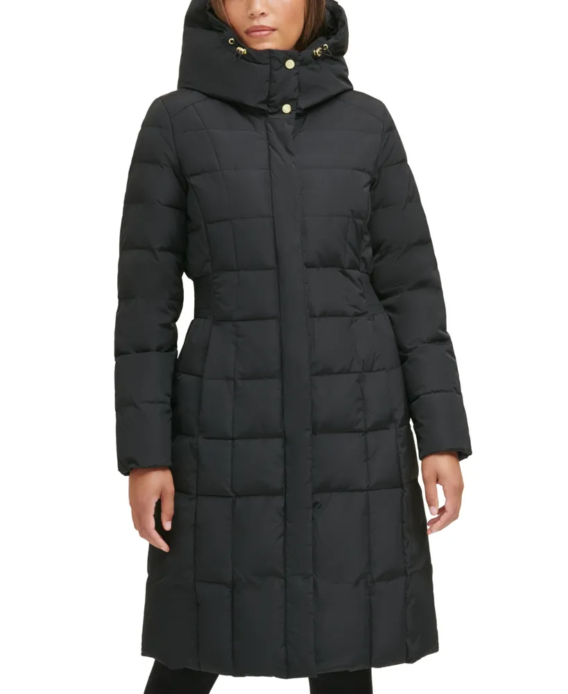 Cole Haan Women's Box-Quilt Down Puffer Coat