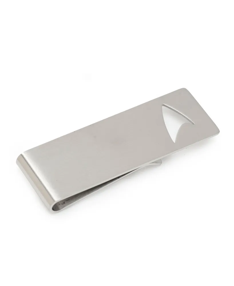 Star Trek Men's Cutout Delta Shield Money Clip - Silver