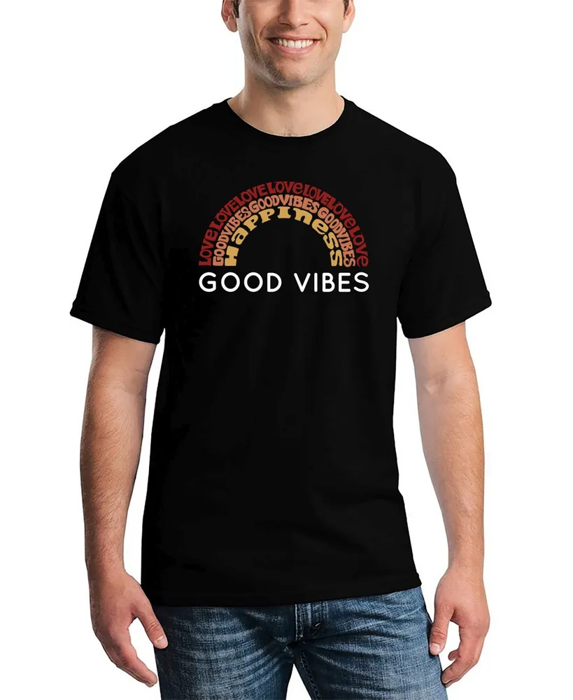 Men's Good Vibes Word Art T-shirt