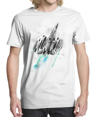 Men's Art Supply Fighter Jet Graphic T-shirt