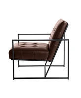 Glitzhome 29.25" H Tufted Accent Chair