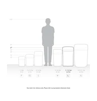 Rectangular Motion Sensor Trash Can