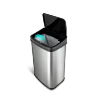 Nine Stars 13.2 Gallon Stainless Steel Sensor Trash Can