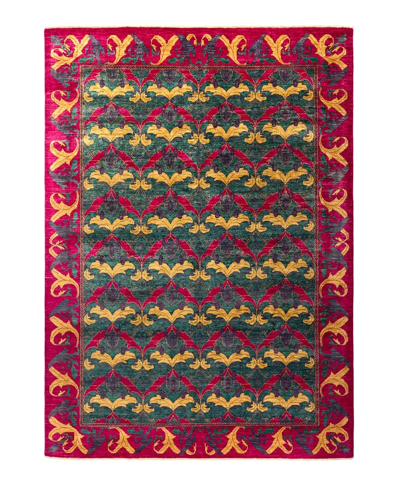 Adorn Hand Woven Rugs Arts and Crafts M1620 8'10" x 11'7" Area Rug