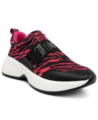 Juicy Couture Women's Above It Slip-On Sneakers - Pink Zebra