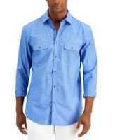 Alfani Men's Regular-Fit Solid Shirt, Created for Macy's