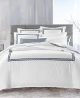 Hotel Collection Chain Links Embroidered 100 Pima Cotton Duvet Cover Sets Exclusively At Macys