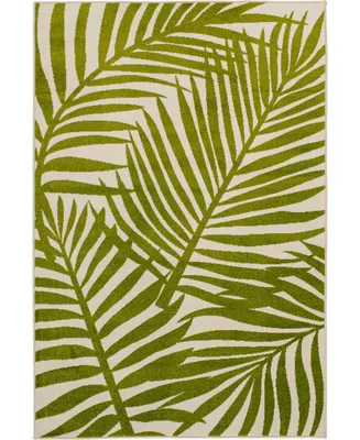 Closeout! Portland Textiles Tropicana Palms 6'7" x 9'6" Outdoor Area Rug