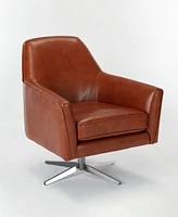 Phoenix Leather Gel Swivel Armchair