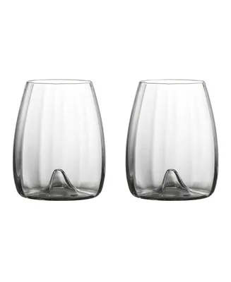 Waterford Elegance Optic Wine Stemless 16.5 oz, Set of 2