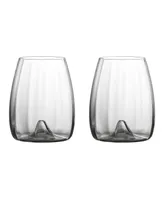 Waterford Elegance Optic Wine Stemless 16.5 oz, Set of 2