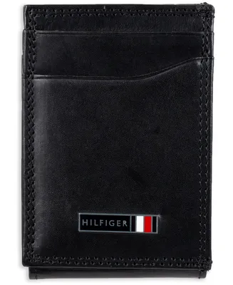 Tommy Hilfiger Men's York Magnetic Leather Wallet