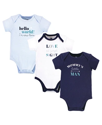 Touched by Nature Baby Boys Hudson Baby Cotton Bodysuits, Mommys Man