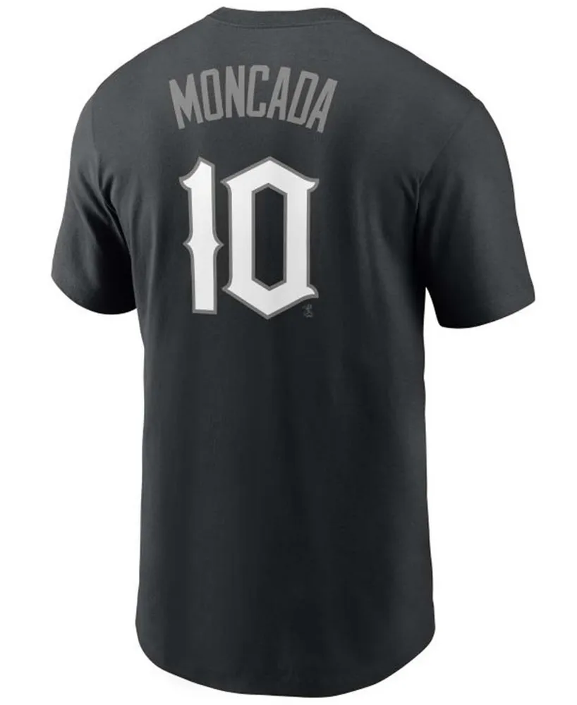 Men's Nike Eloy Jimenez Gray Chicago White Sox Name & Number Team T-Shirt