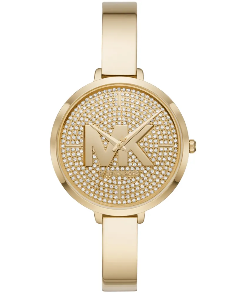 Michael Kors Women's Charley Gold-Tone Bangle Watch 38mm