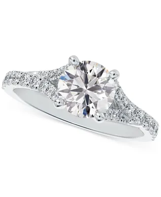 Portfolio by De Beers Forevermark Diamond Split Shank Engagement Ring (5/8 ct. t.w.) 14k White Gold