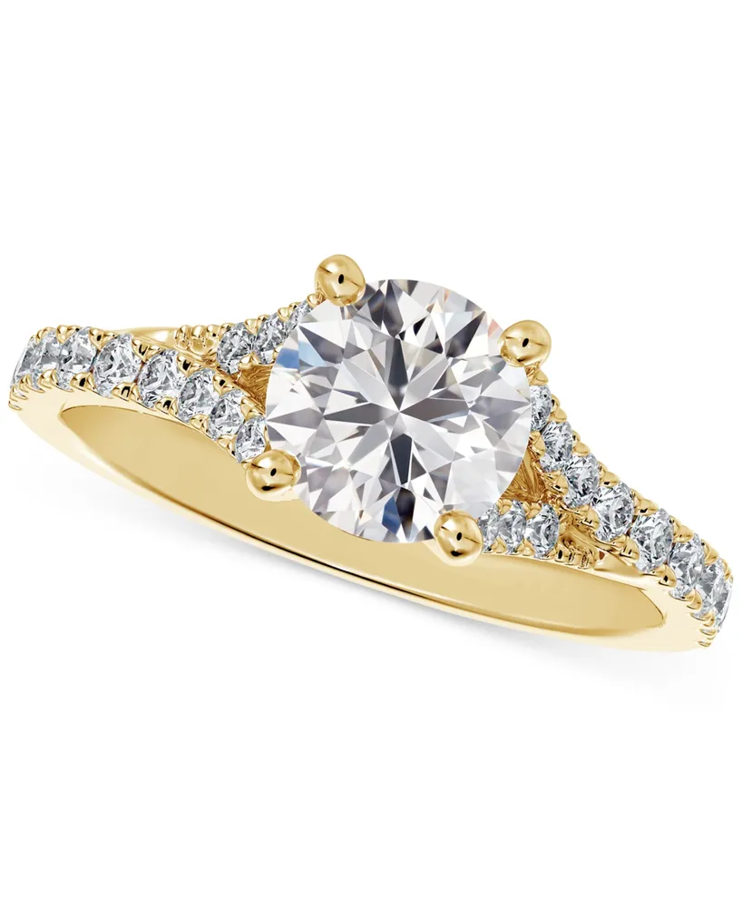 Portfolio by De Beers Forevermark Diamond Split Shank Engagement Ring (5/8 ct. t.w.) in 14k White Gold