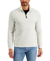 Club Room Men's Birdseye Quarter-Zip Pullover, Created for Macy's