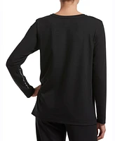 Hue Solid Long Sleeve Lounge T-Shirt