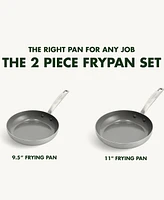 GreenPan Chatham Stainless Ceramic Nonstick 2-Pc. Frypan Set