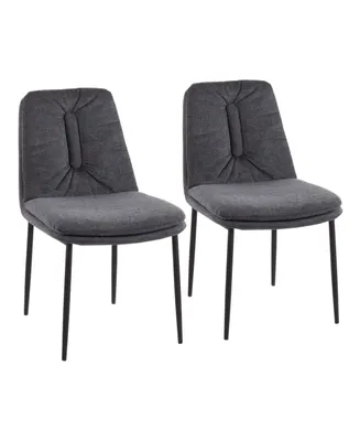 Smith Contemporary Dining Chair, Set of 2