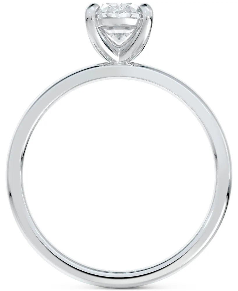 Portfolio by De Beers Forevermark Diamond Solitaire Oval-Cut Diamond Engagement Ring (/ ct. t.w.) in 14k Gold