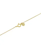 Giani Bernini Cubic Zirconia Moon & Star Pendant Necklace in Gold-Plated Sterling Silver, 16" + 2" extender, Created for Macy's
