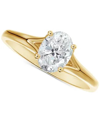 Portfolio by De Beers Forevermark Diamond Oval-Cut Engagement Ring (1/2 ct. t.w.) in 14k Gold