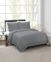 400TC Percale 3 Piece Duvet Set, Full/Queen