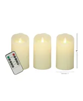 Traditional Wax Candle Holder, Set of 3