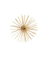 Contemporary Abstract Wall Decor, Set of 3 - Gold