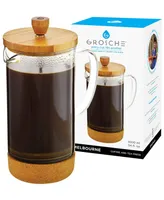 Grosche Melbourne French Press Coffee Maker with Bamboo Cork, 34 fl oz Capacity