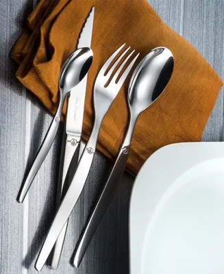 Lou Laguiole Jet 24 Pieces Flatware Set