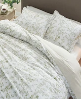 Laura Ashley Lindy Cotton Reversible 2-Pc. Duvet Cover Set, Twin