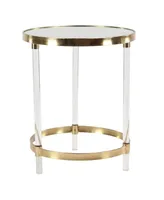 Contemporary Accent Table - Gold